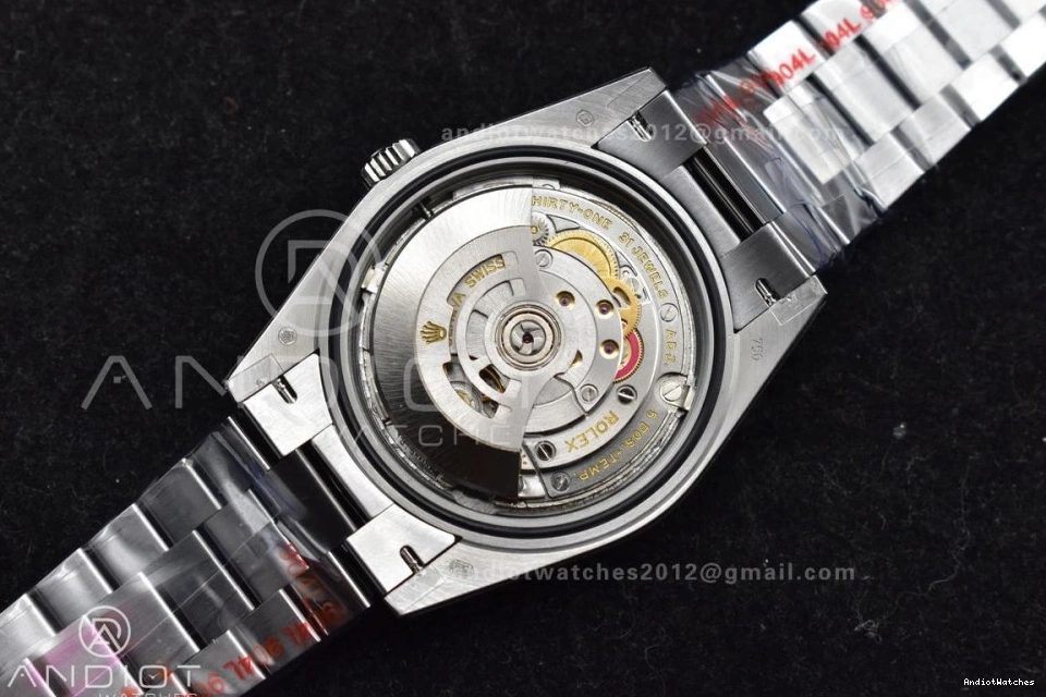 Trendsetting On 703 Weighted GMF Dial Steel 904L 40 Tungsten Blue A3255 V Markers DayDate President Bracelet Roman 1120